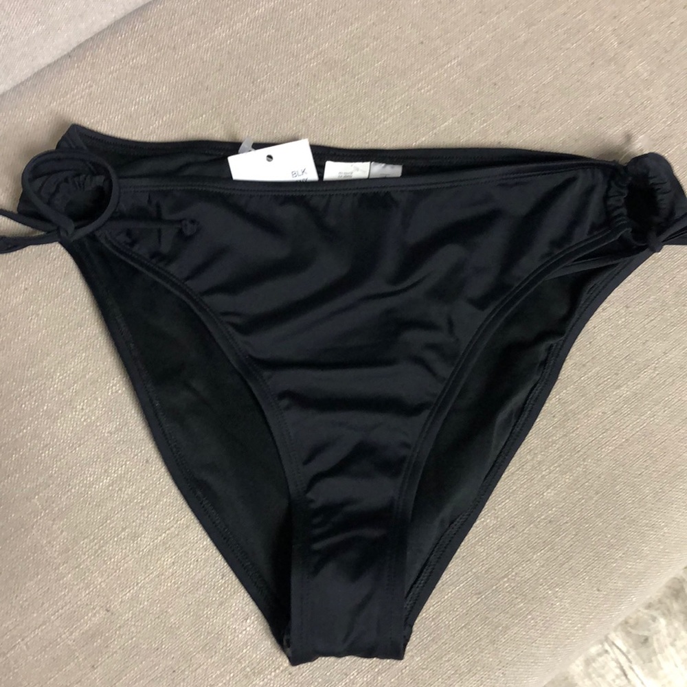 Black heart and harmony bathing suit bottoms nwt
